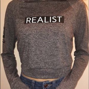 forever 21 cropped hoodie (women’s)